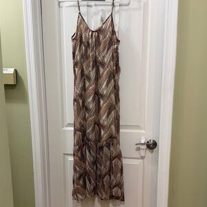 Veronica M Earthy Patterned Dress